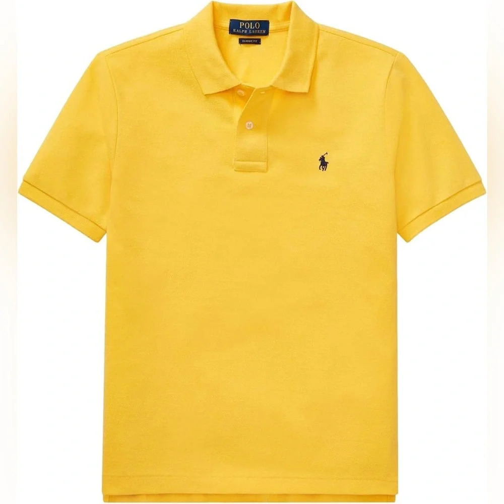 NEW Polo Ralph Lauren Kids Yellow Polo shirt size L
